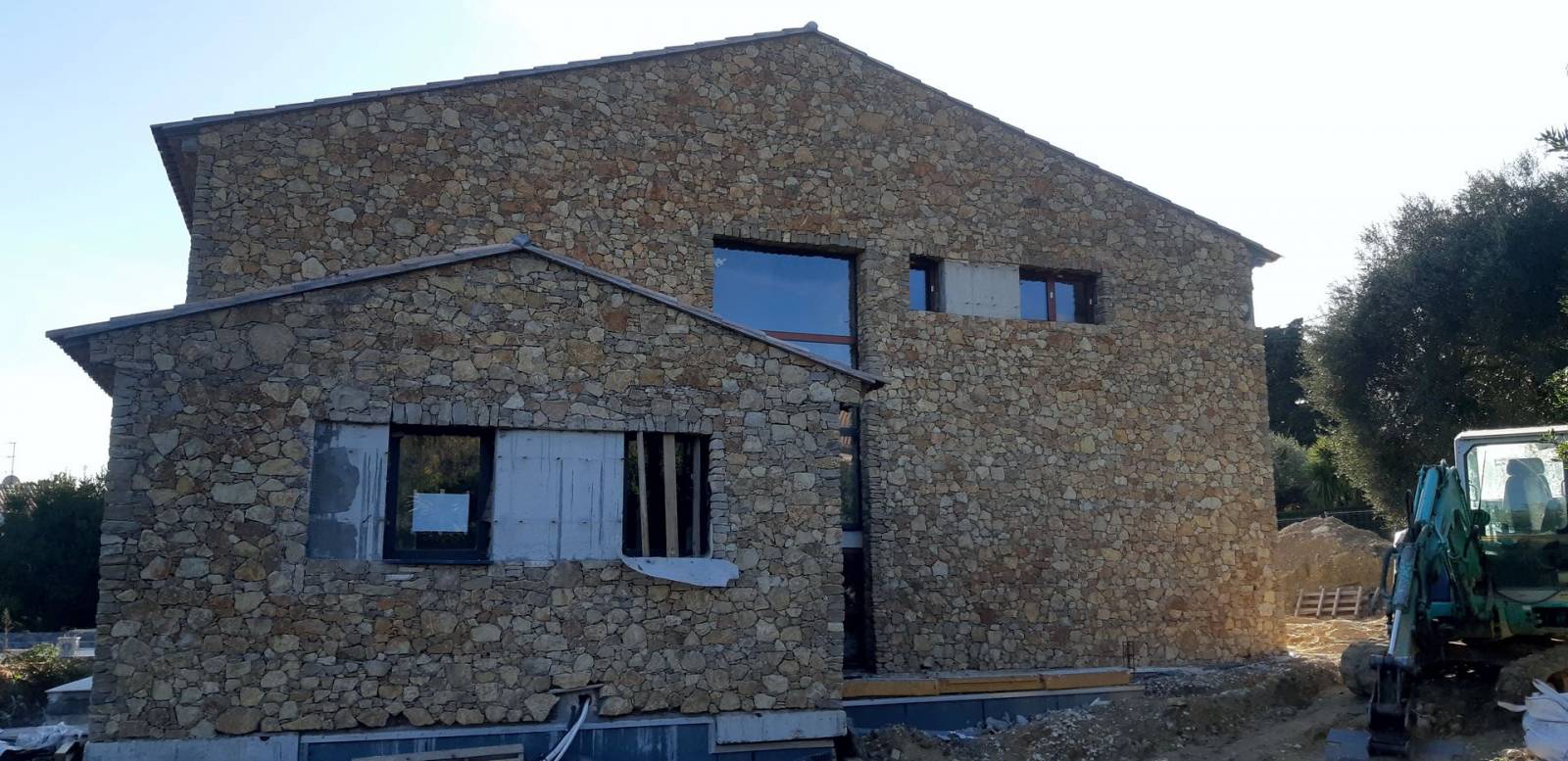 plaquage de pierres de Provence