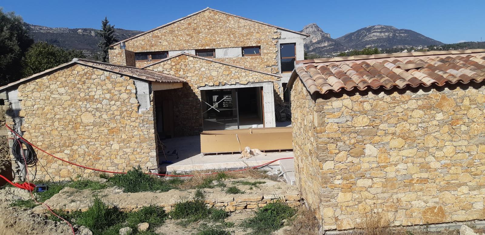 pierres de parement sur façades de maison france