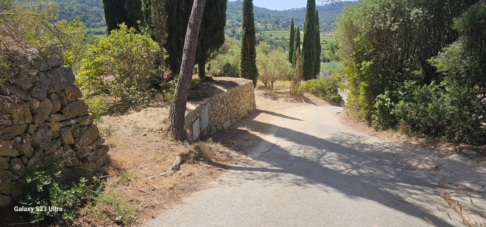 Création murets en pierres sèches sur La Cadiere d'azur
