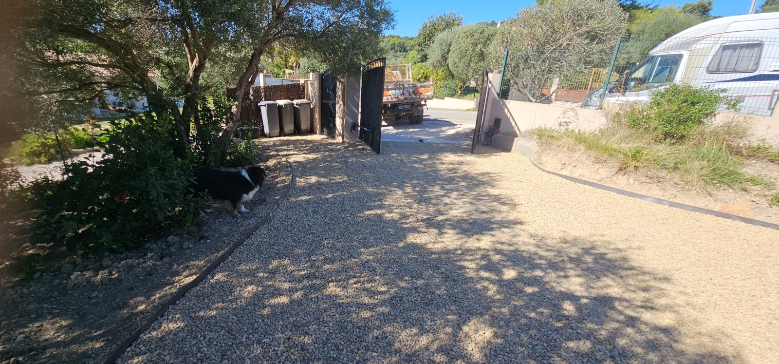 Créations d'un parking drainant sur la commune d Ollioules