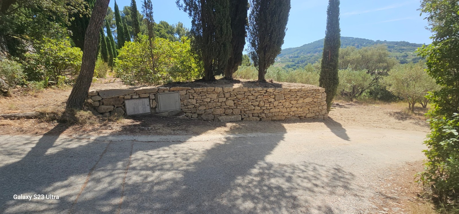 Création murets en pierres sèches sur La Cadiere d'azur
