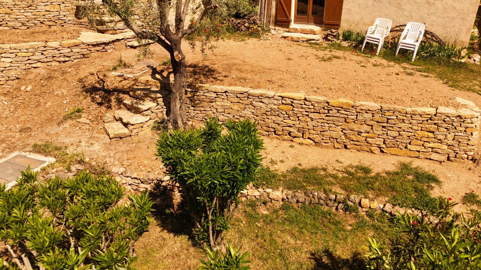 création murets en pierres sèches sur Ollioules