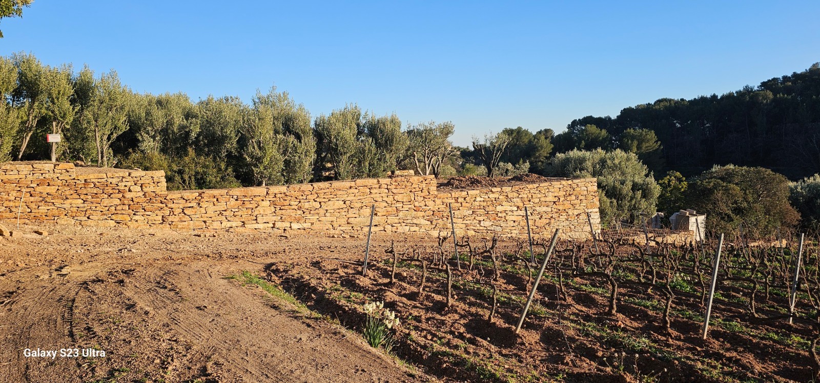 création murs en pierres sèches sur Ollioules dans le Var