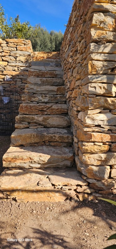 visite 2 ans après, sur une création de mur en pierres sèches à Ollioules
