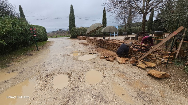 création d une jardinière en pierres sèches 