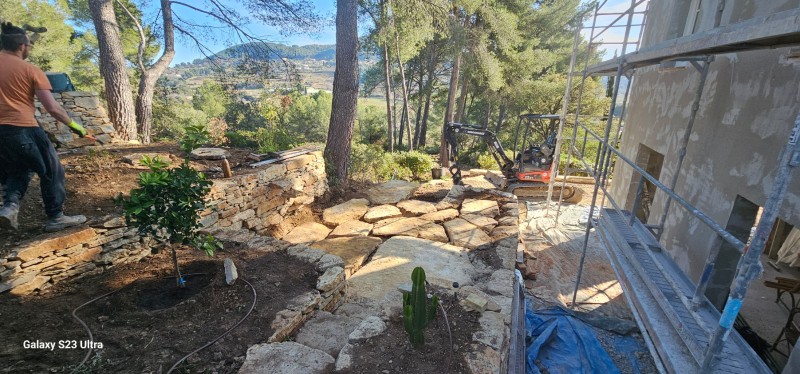 pierres plates naturelles 