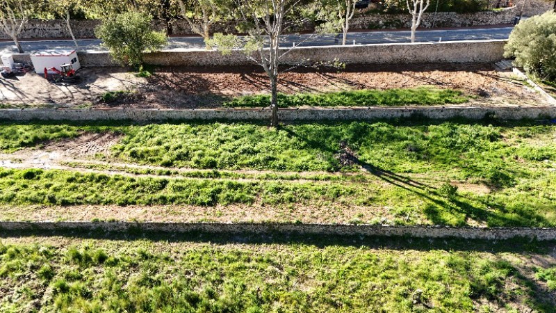 Restauration Bâtis anciens à Ollioules pour Le Verger des Gorges avec une Noria