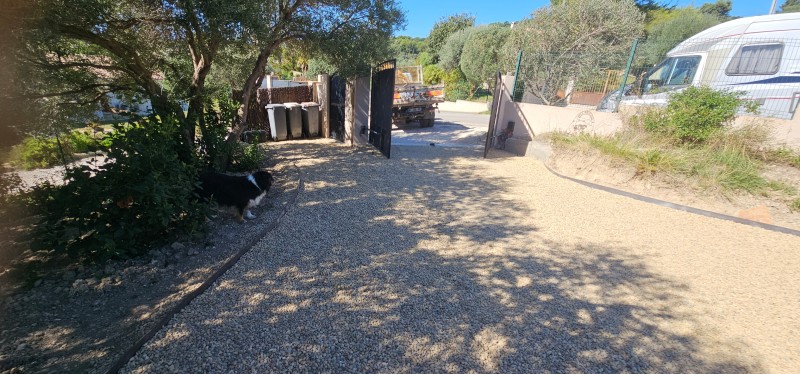 Créations d'un parking drainant sur la commune d Ollioules