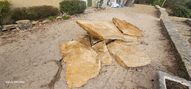 pierres plates naturelles 