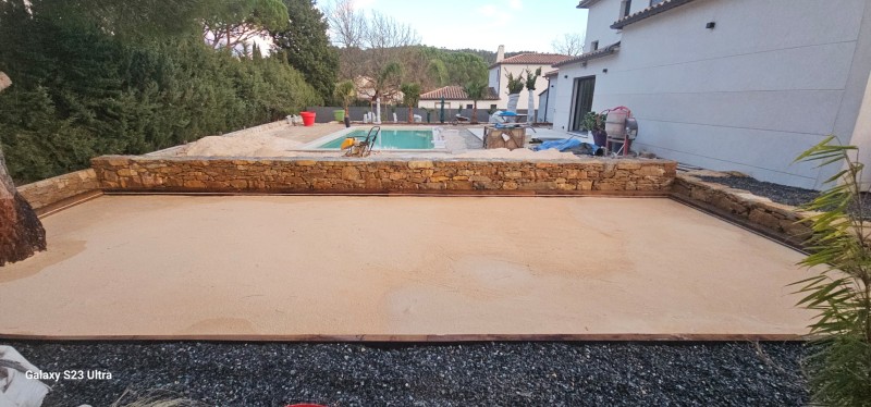 création d un terrain de boules dans le var