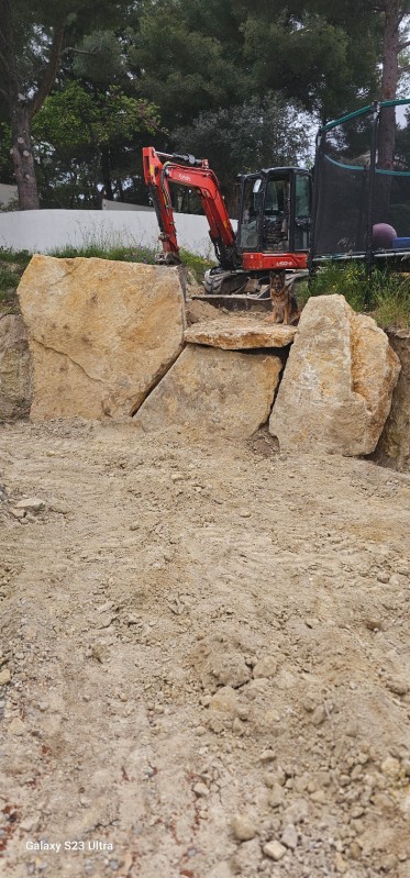 vente de grandes pierres plates pour cascades