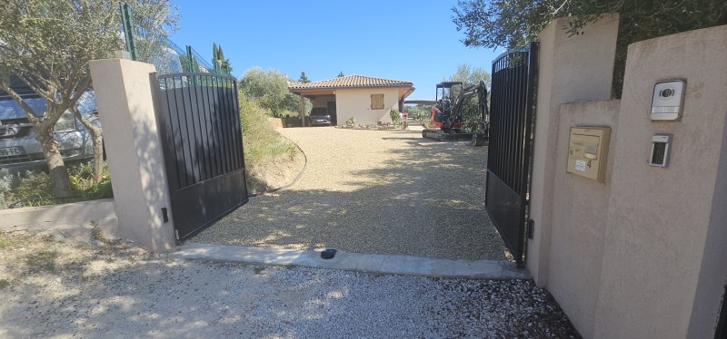 Créations d'un parking drainant sur la commune d Ollioules