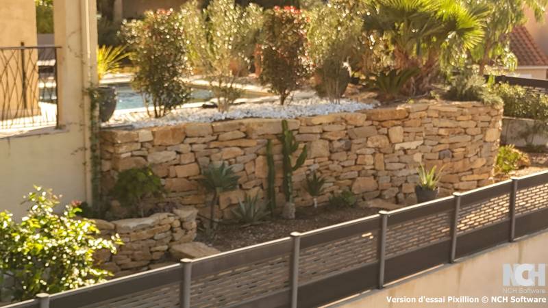 création d'un Mur en pierres sèches et jardin à Ollioules prés de toulon 