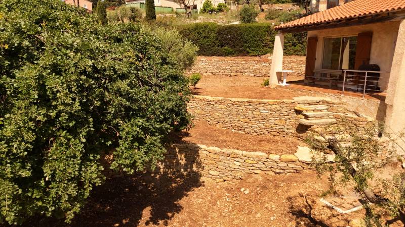 création murets en pierres sèches sur Ollioules